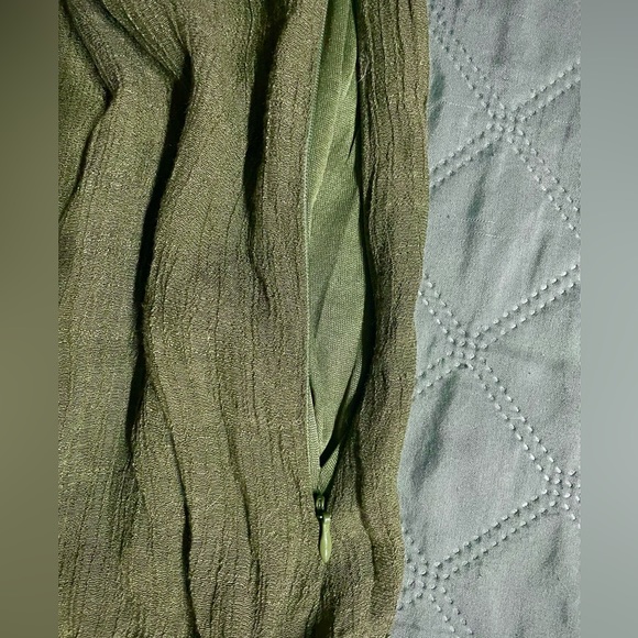 THE PYRAMID COLLECTION "Pixie" Layered Olive Sundress, size XS, LIKE NEW - Picture 6 of 11